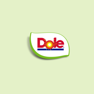 Dole Logo in Lime background
