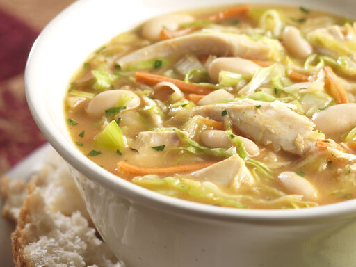 Angel Hair Cloeslaw White Bean Soup10016