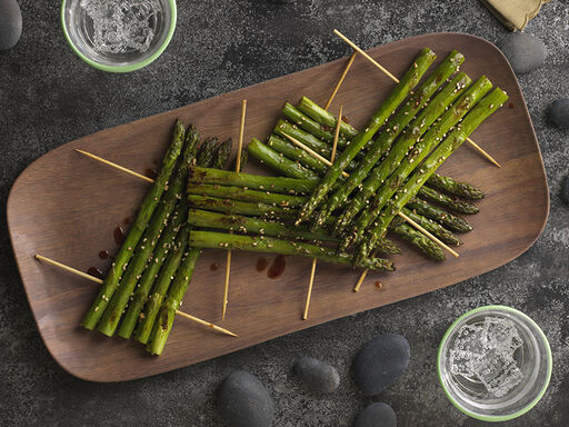 Broiled Asparagus with Sesame Sauce_9996_trimmed
