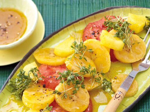 Plantain and Tomato Salad