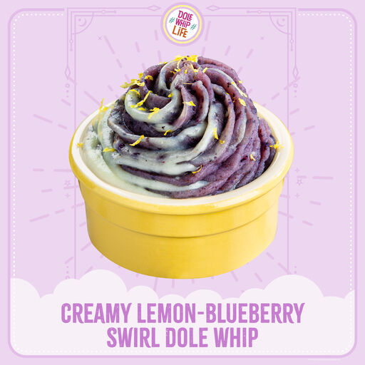 Dole creamy lemon blueberry swirl