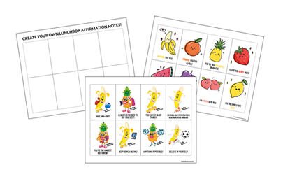 Lunchbox Affirmation Notes